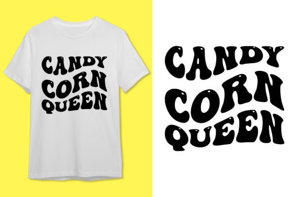 Candy Corn Queen Graphics for T-Shirt Designs
