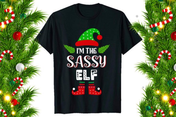 Christmas T-Shirt Designs: Sassy Elf Graphics