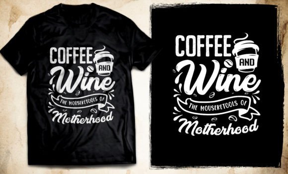 Coffee Lover T Shirt Design Vector: Graphics for T-Shirt Designs