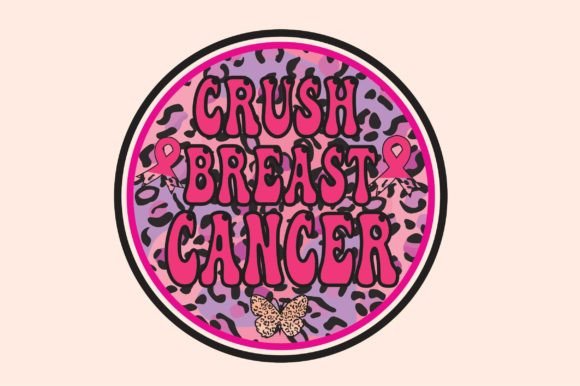 Crush Breast Cancer Graphics for T-Shirt Designs