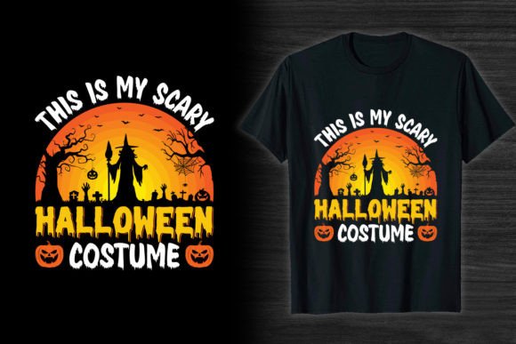 Halloween T-Shirt Design Scary Halloween Graphics