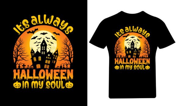 It’s Always Halloween T-Shirt Design Graphics