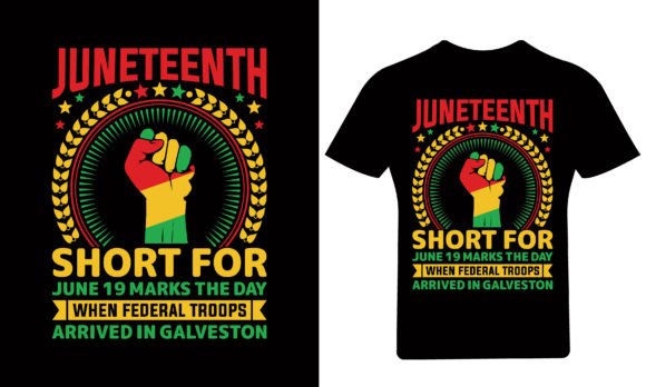 Juneteenth Short Graphics & T-Shirt Designs