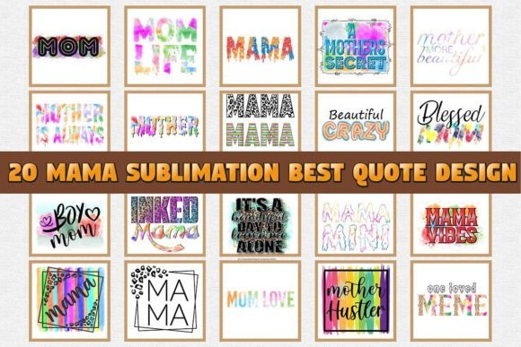 Mama Sublimation Quote Bundles