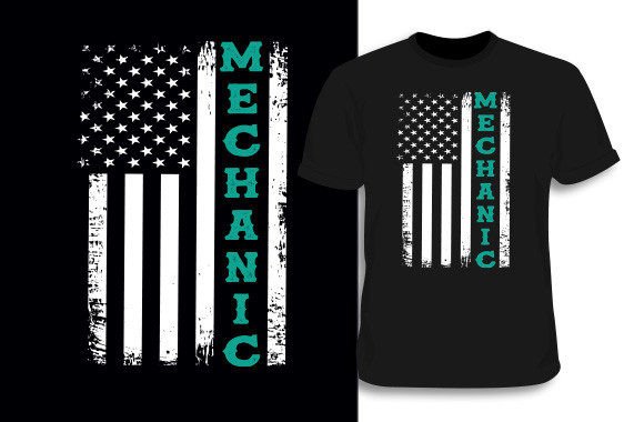 Mechanic T-shirt Design 16: Graphics for Bold T-Shirt Designs